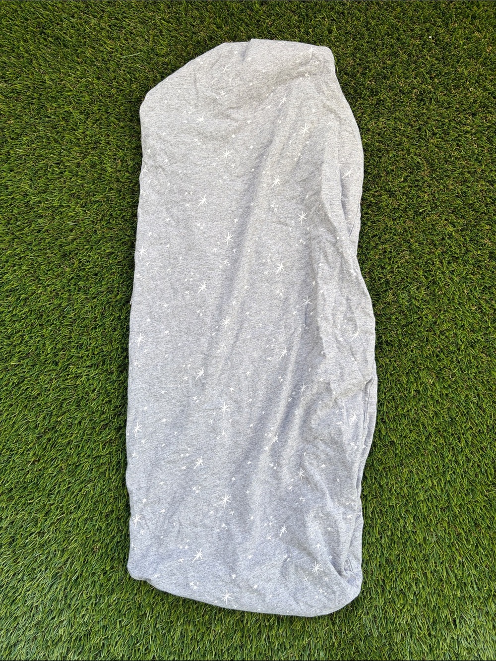 Happiest Baby SNOO Fitted Bassinet Sheet Gray White Stars Celestial